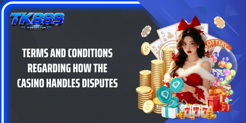 Terms and Conditions regarding how the casino handles disputes