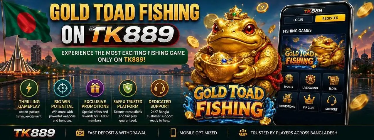 Gold Toad Fishing on TK889